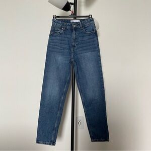 Zara Straight Leg High-Waisted Jeans